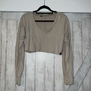 Gymshark Textured Crop Longsleeve